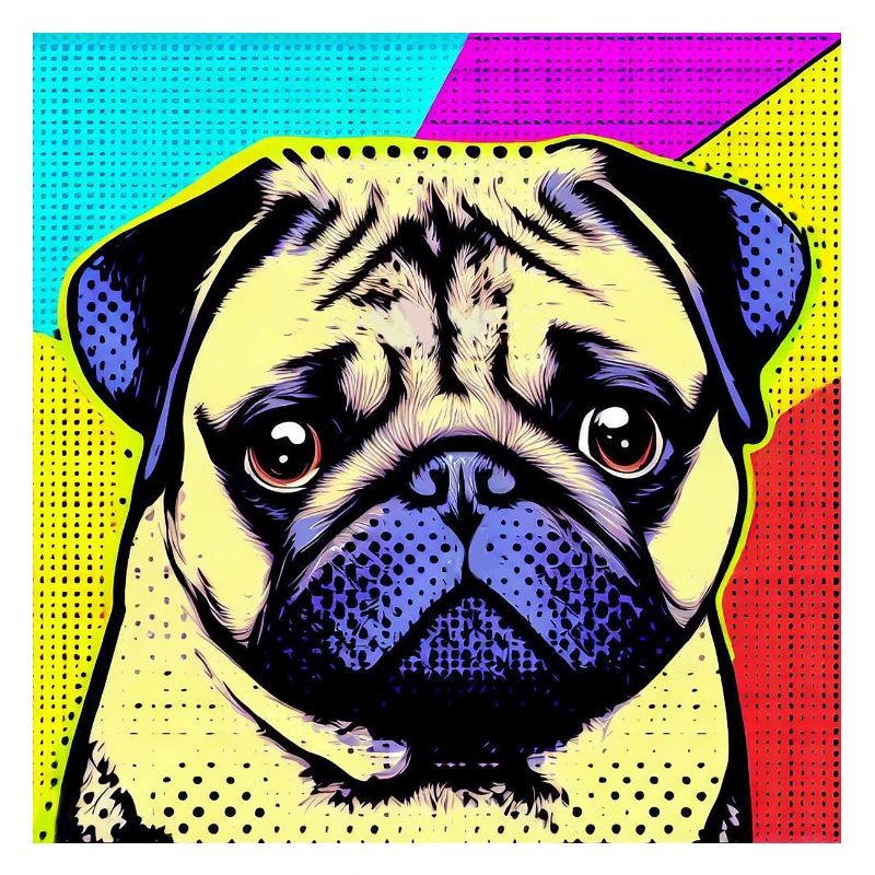 Mops Pop Art
