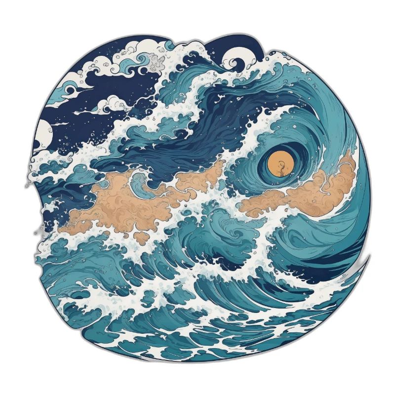 Japan Waves Art
