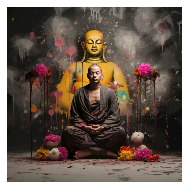 La méditation de Buddha