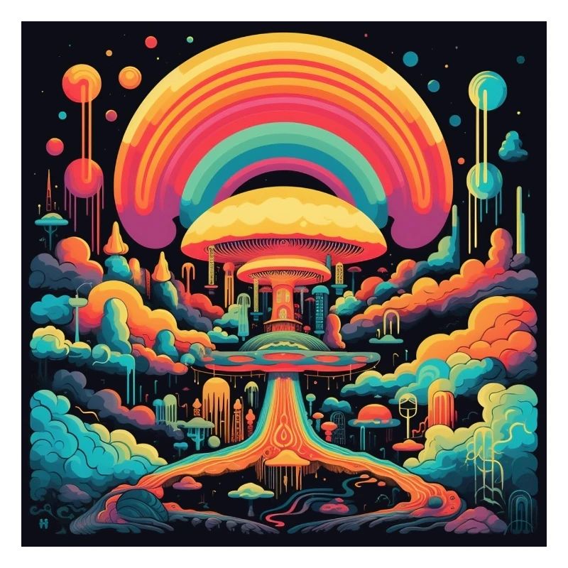 retro Landschaft