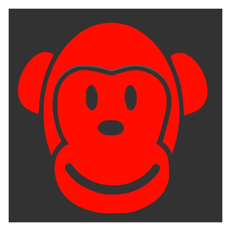 Glücklicher Affe Happy Monkey