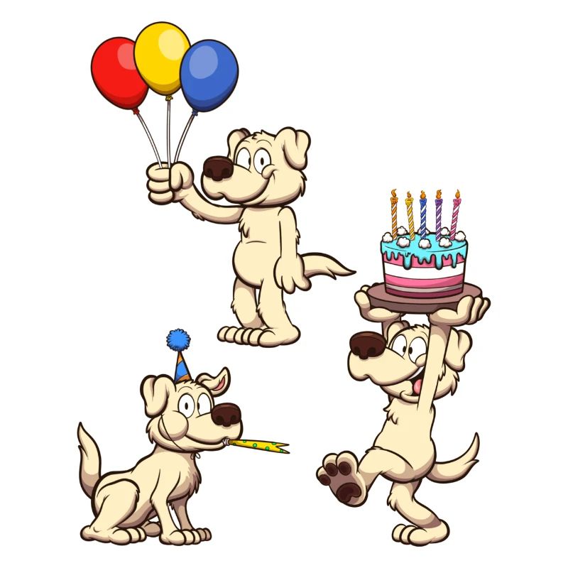 Chien d’anniversaire