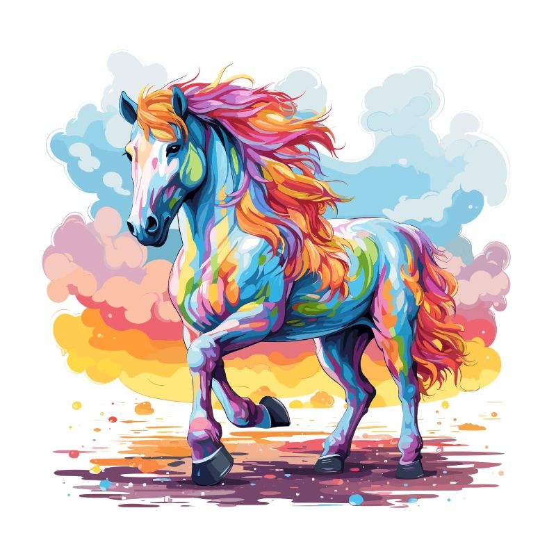 das bunte Pferd