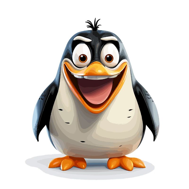 der lustige Pinguin