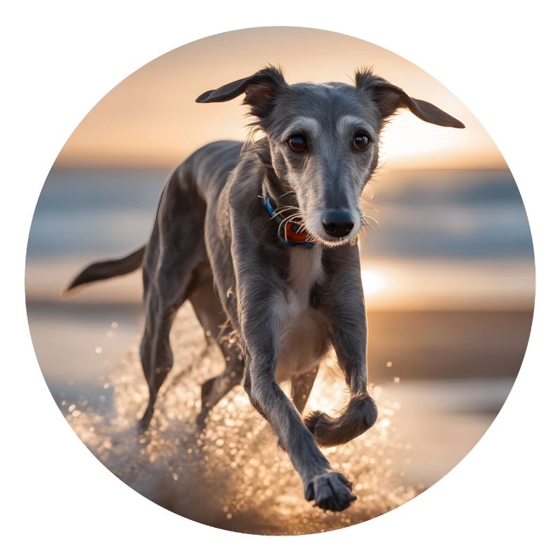 Lurcher on the Shoreline