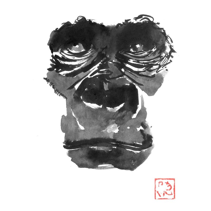 gorilla face