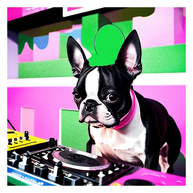 Boston Terrier DJ