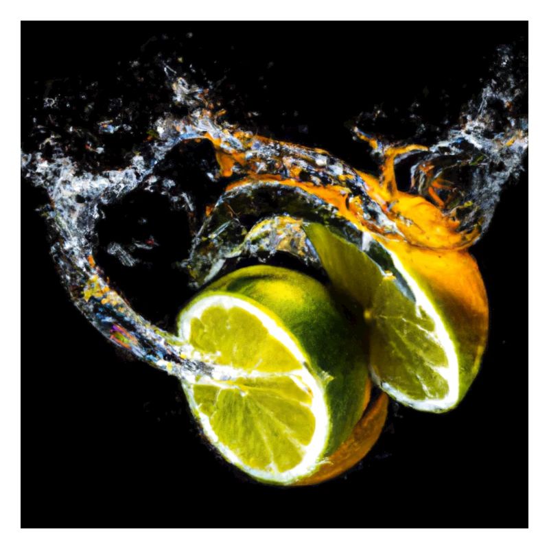 Zitrusfrüchte Splash