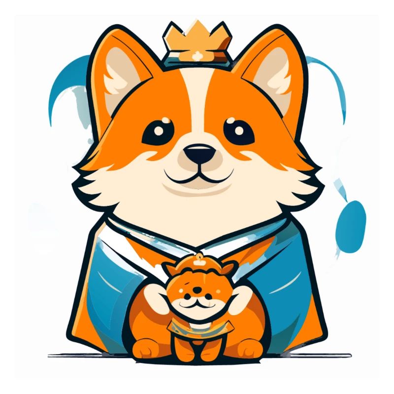 Mignon chien roi