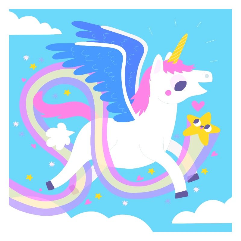 Fliegendes Einhorn