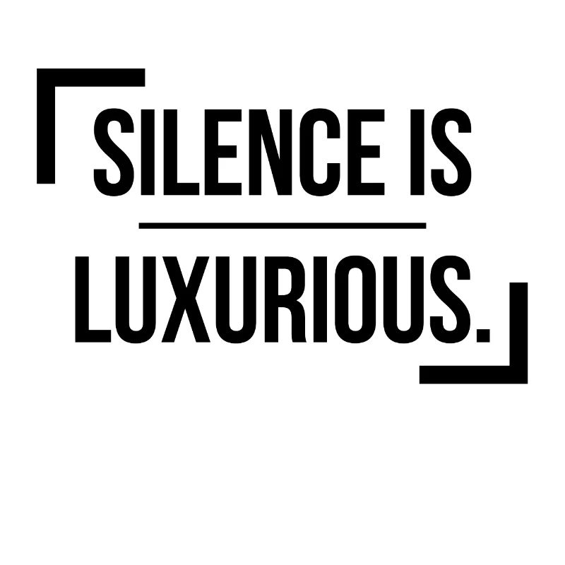 La tranquillité est luxueuse