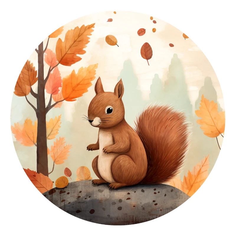 Eichhörnchen im Herbst