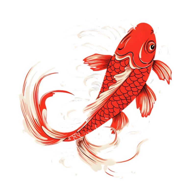 Single Koifisch freut sich auf dich
