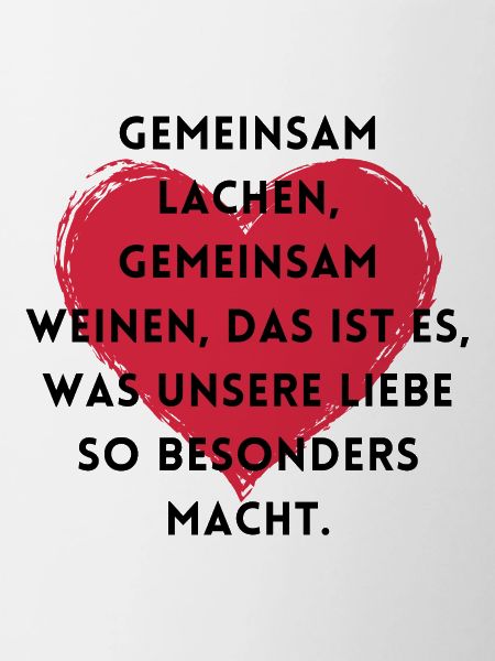 Gemeinsam lachen - gemeinsam weinen