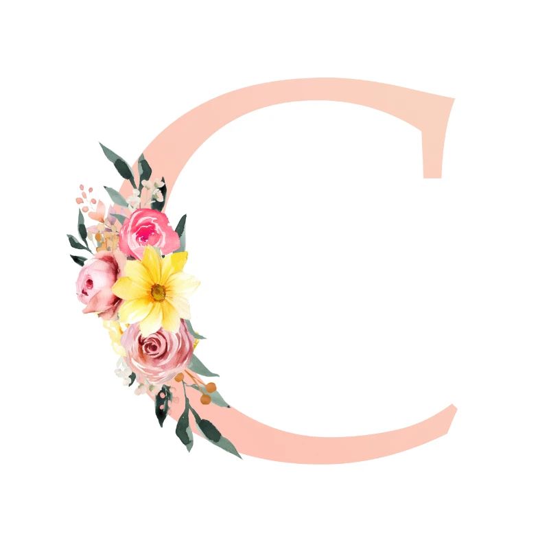 C Monogramme Floral