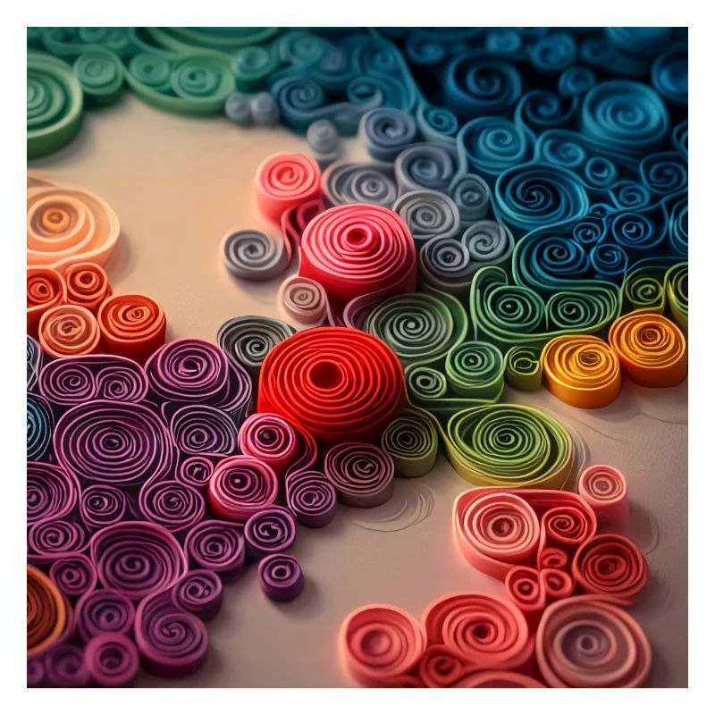 Rainbow spirals