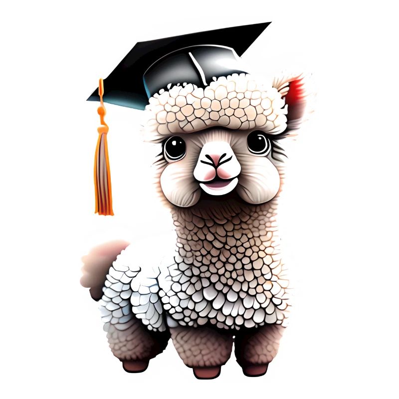 Bachelor Alpaca Graduation Studies Graduate