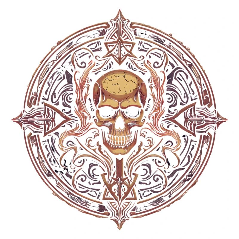 666, Dark Skull, Halloween Horror