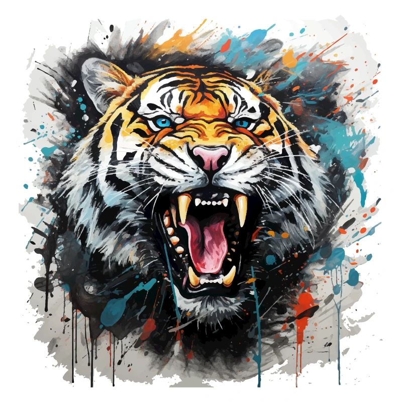 Tiger Design Tiger Head