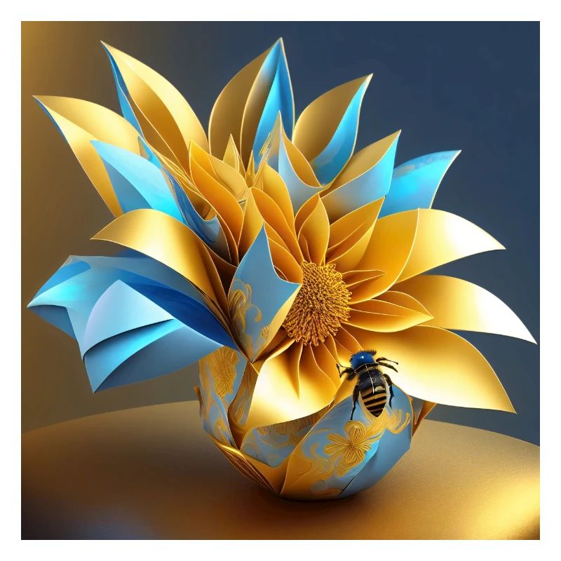 Fleur d’origami