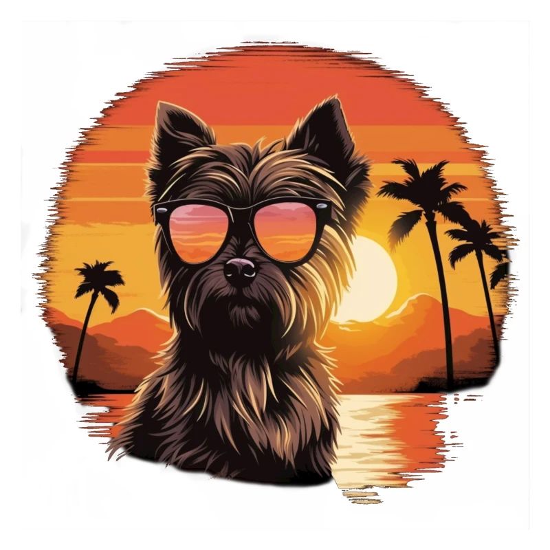 Yorkshire Terrier mit Sonnenbrille