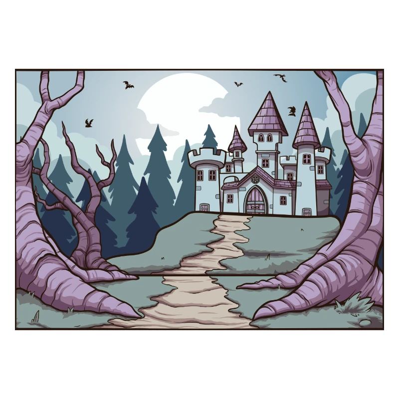 Halloween Dracula Vampire Mansion