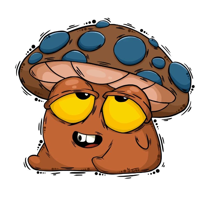 Glücklicher Pilz