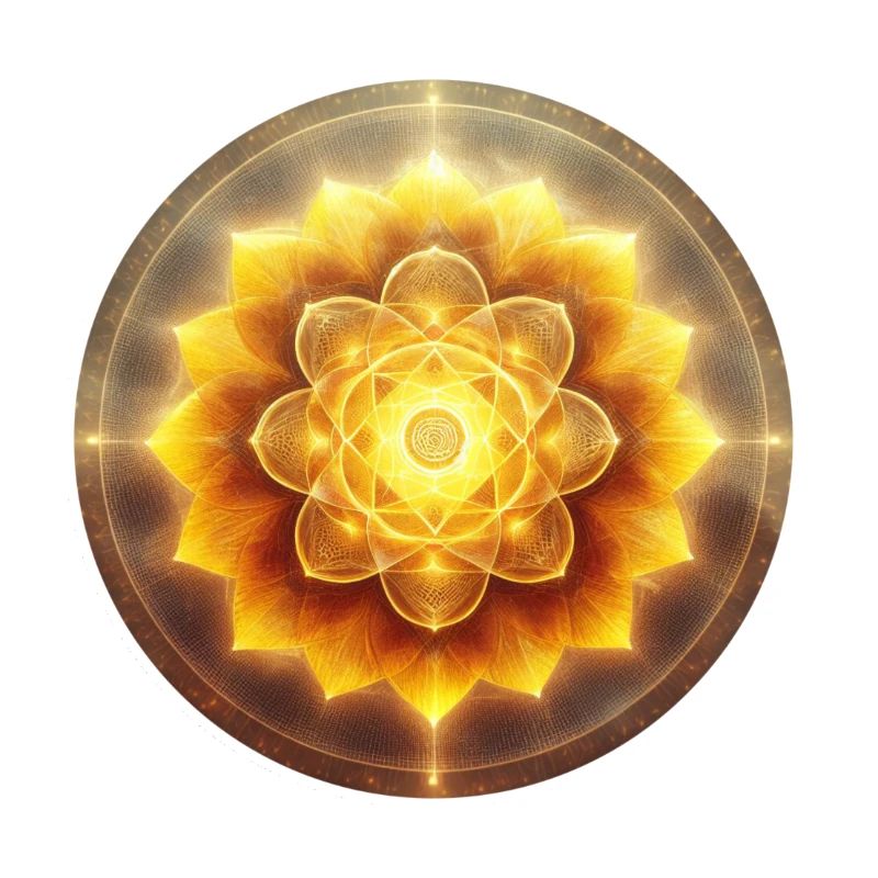 Blume der Kraft - Solarplexus-Chakra