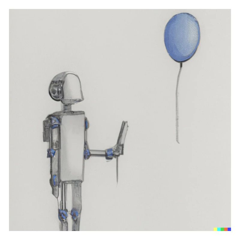 Roboter Luftballon