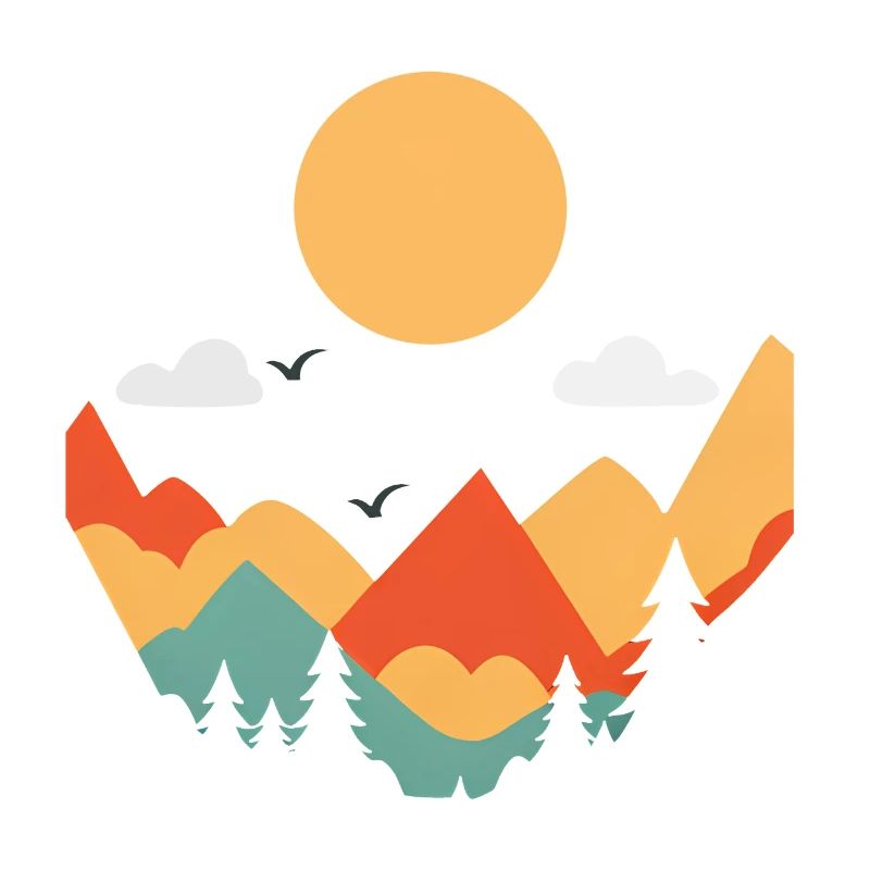 Paysage simple