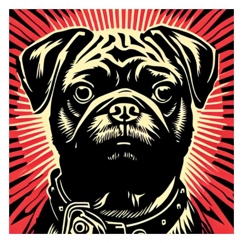 Mops Pop Art