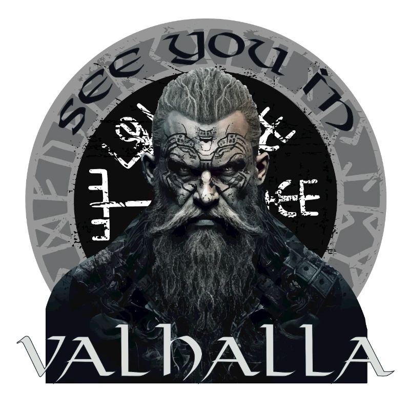Wikinger Valhalla Nordmann Valhalla Vegvisir
