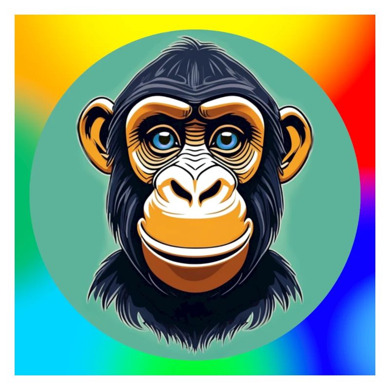 Dessin animé de chimpanzé