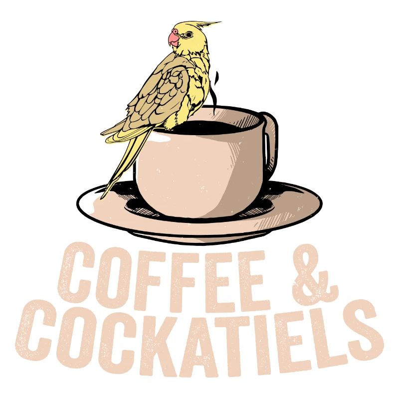 Café et calopsittes Perroquet Propriétaire Oiseau Avian