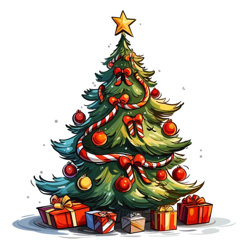 Weihnachtsbaum mit Geschenke