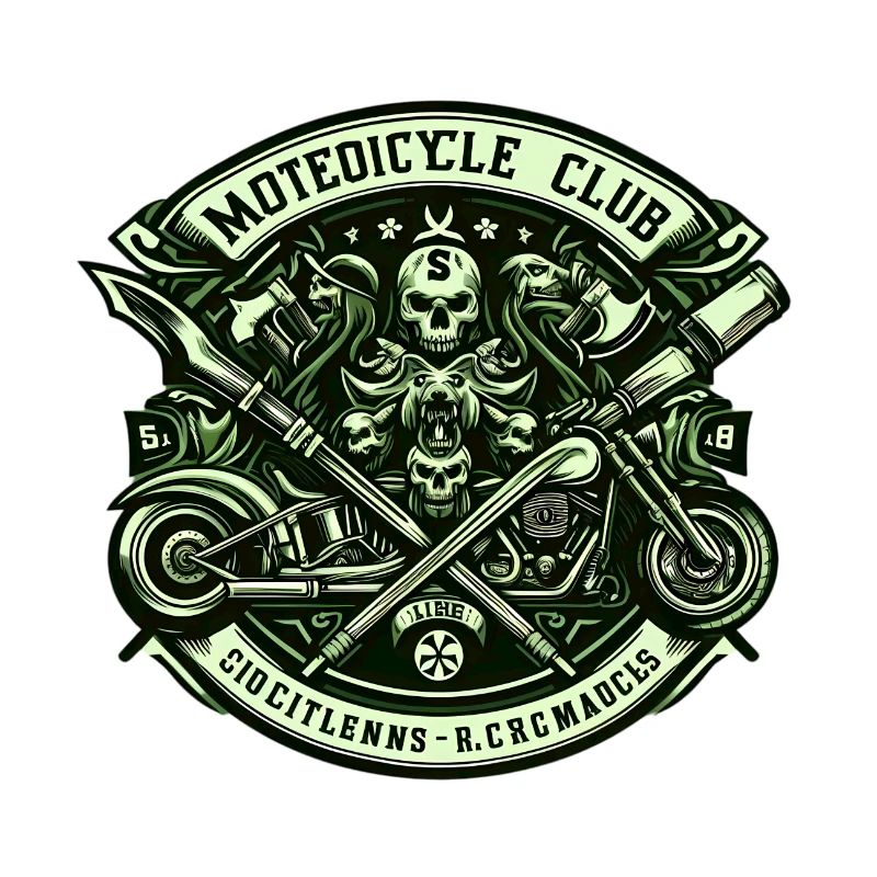 Motorcycle & Biker Creations: Skulls Art