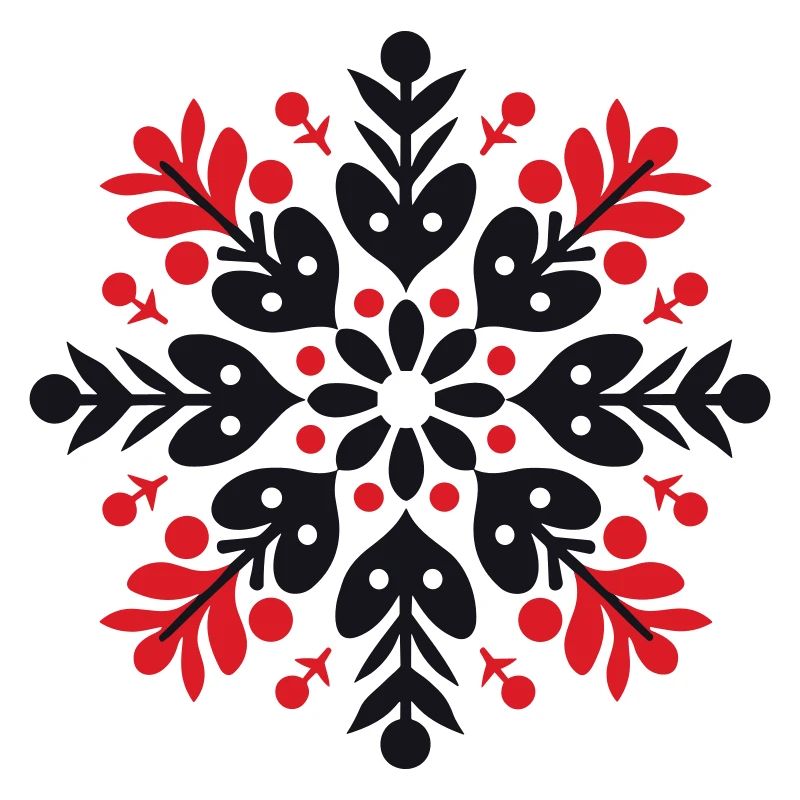 Flocon de neige saisonnier