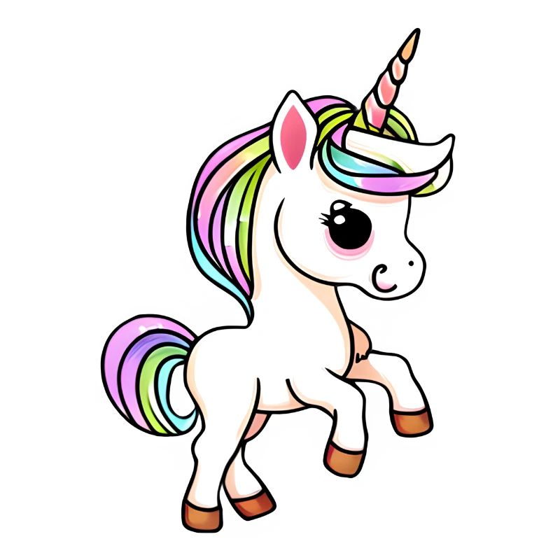 Einhorn Fabeltier Einhörner Mädchen