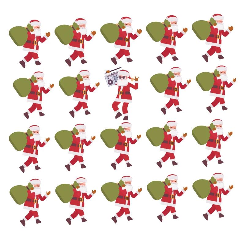 Cool Santa Claus - think differently