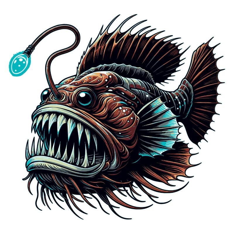 Poisson-grenouille Poisson-grenouille Baudroie Pêcheur