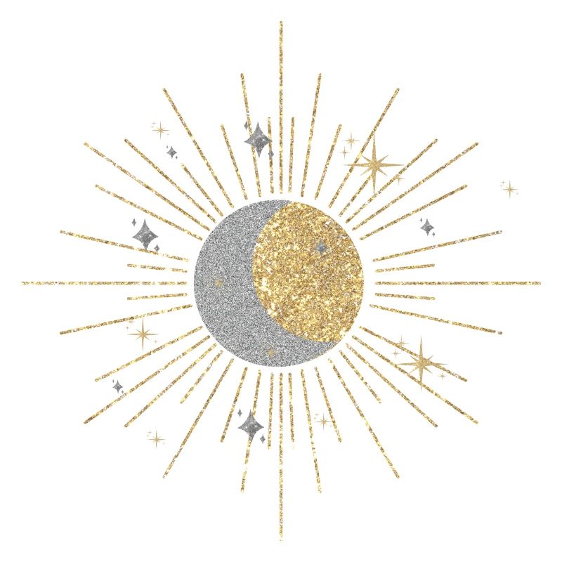 Étoile lune soleil
