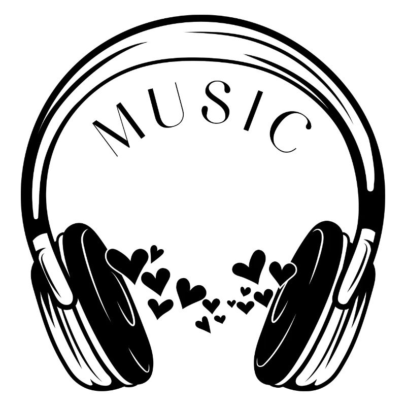 Kopfhörer. Ich liebe Musik.