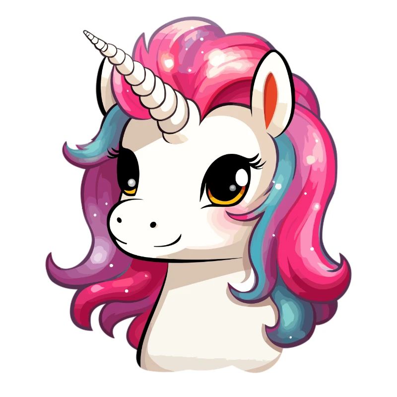 Licorne Licorne dans le style comique