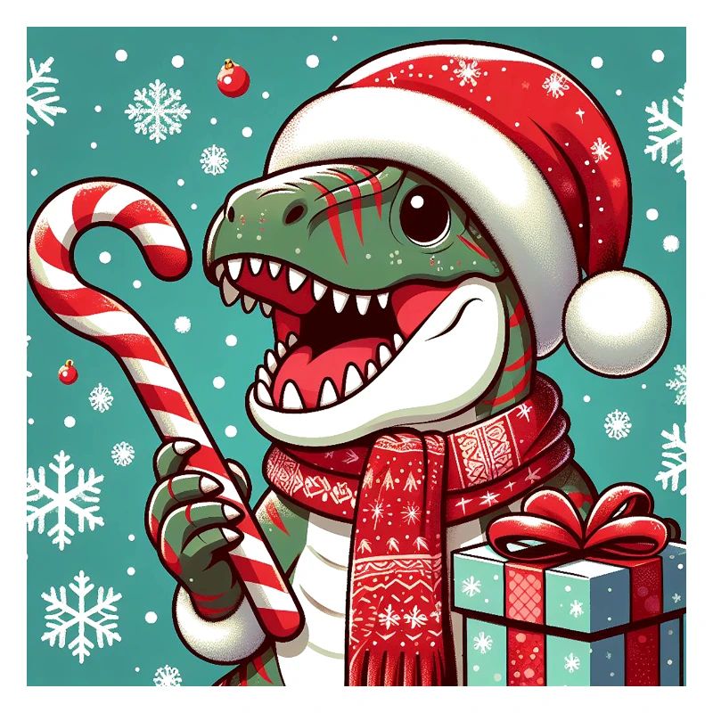 Dinosaure de Noël