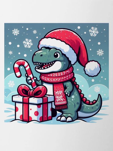 Christmas T-Rex