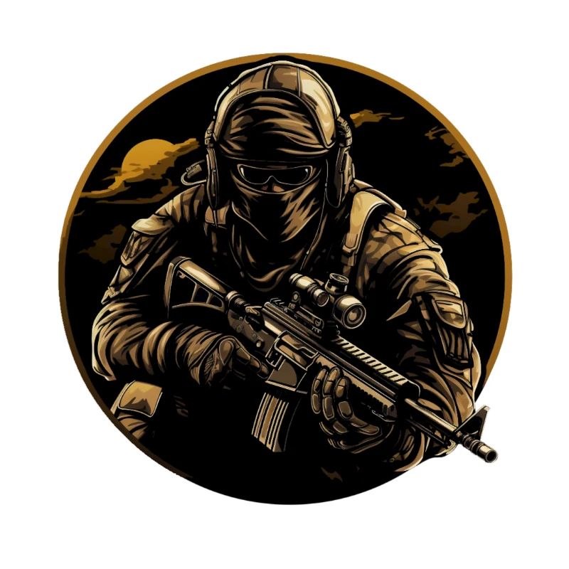 Special Forces Soldier Soldat Logo