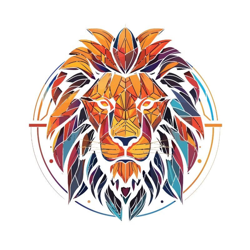 Geometric Lion no2