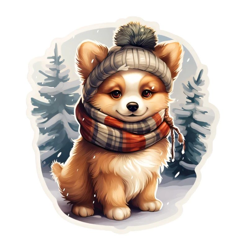 Bester Freund des Menschen im Winter