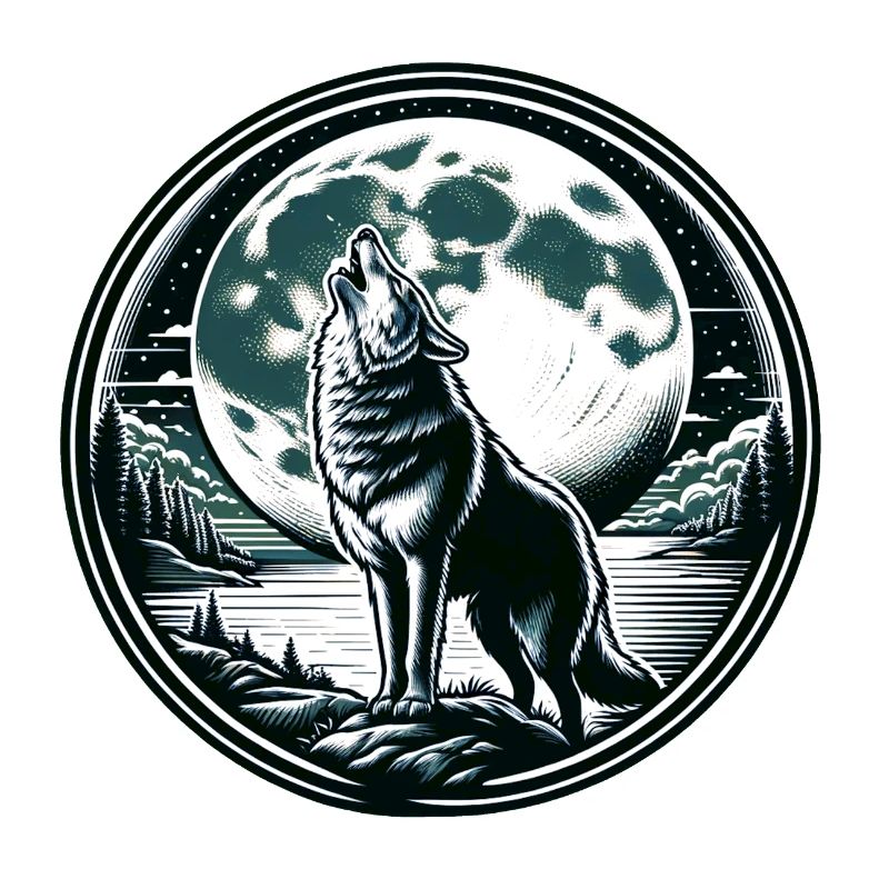 Wolf Mond Werwolf Heulen