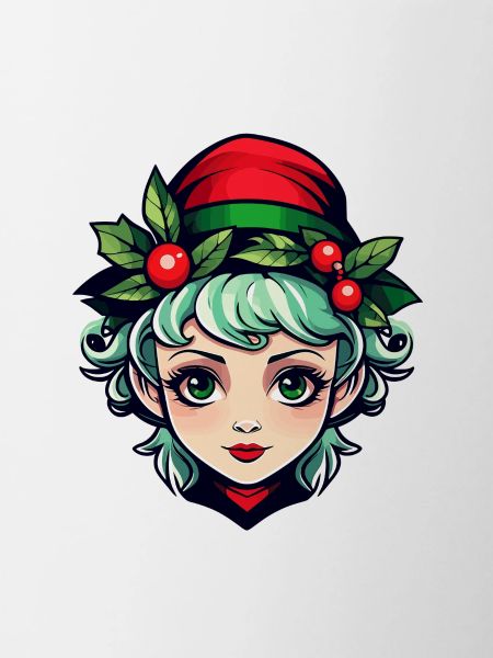 Elf Christmas Illustration